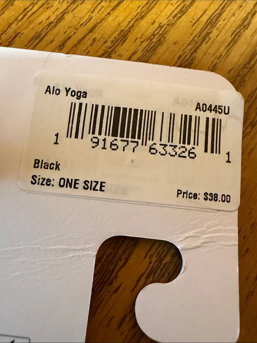 ALO Yoga Black Headband with Branded Tag